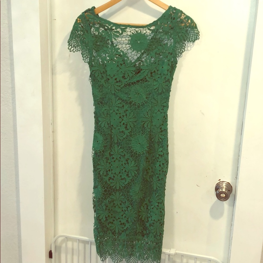 Paper Dolls midi dress, green, 2